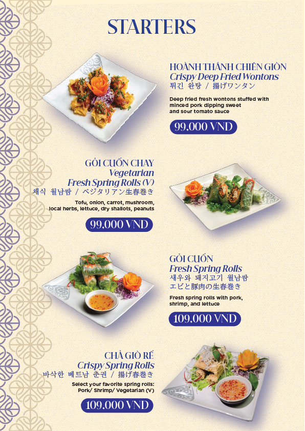 Little Faifo menu — Traditional Foods, page 6
