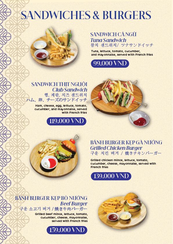 Little Faifo menu — Western Foods, page 14
