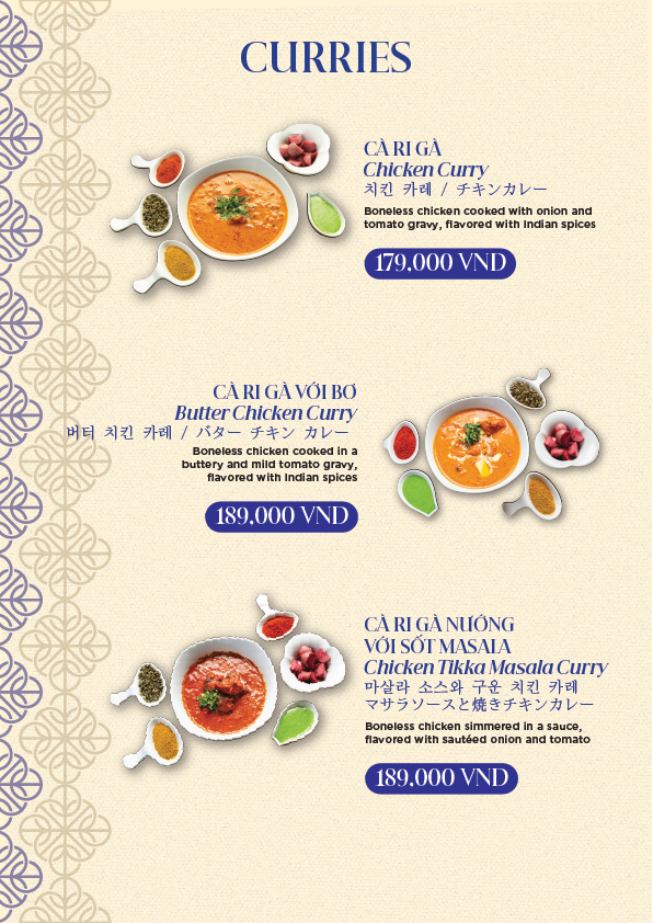 Little Faifo menu — Indian Foods, page 20