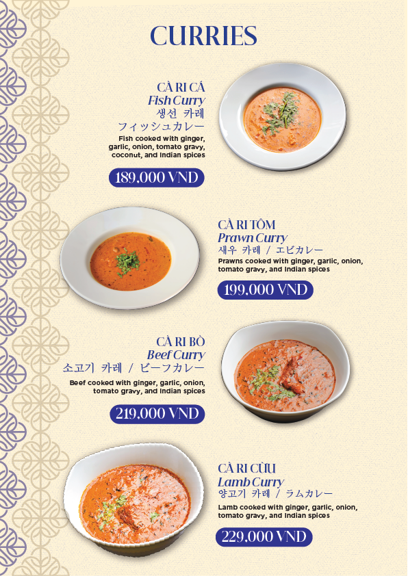 Little Faifo menu — Indian Foods, page 21