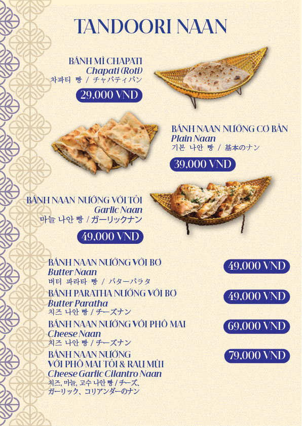 Little Faifo menu — Indian Foods, page 23