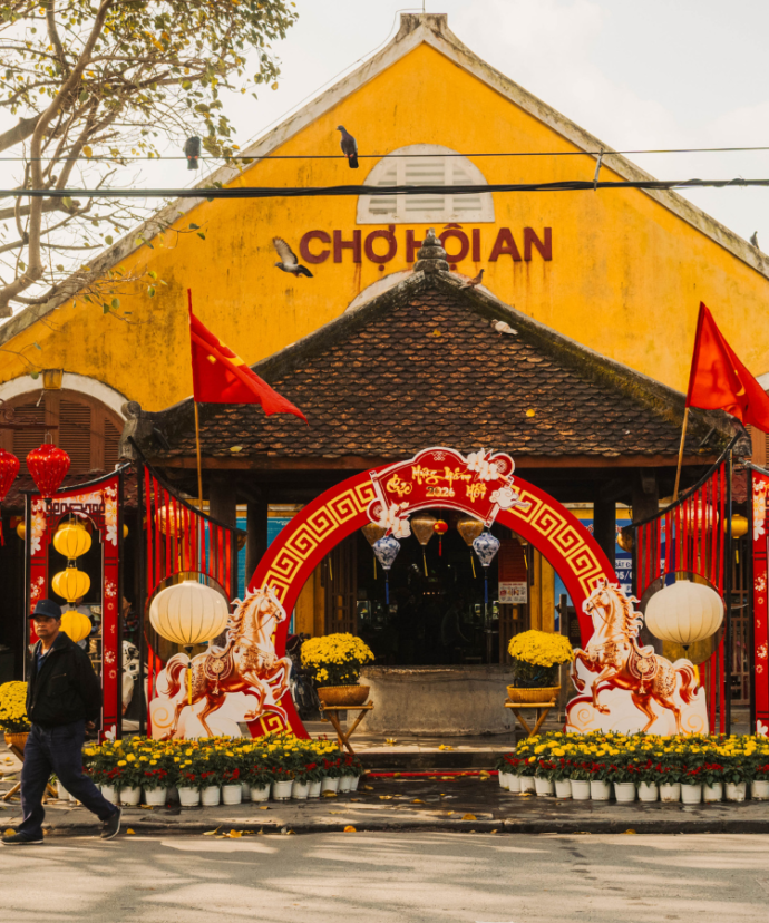 Hoi An Central Market entrance