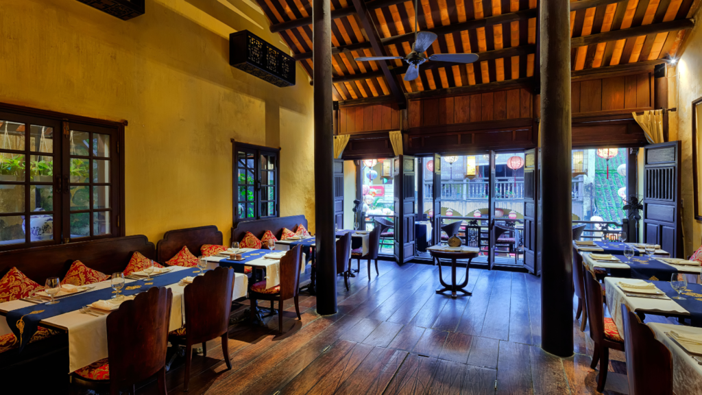 Little Faifo Restaurant interior in Hoi An