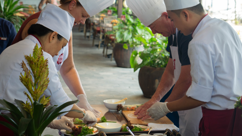 Cooking class at Tra Que Vegetable Village Hoi An