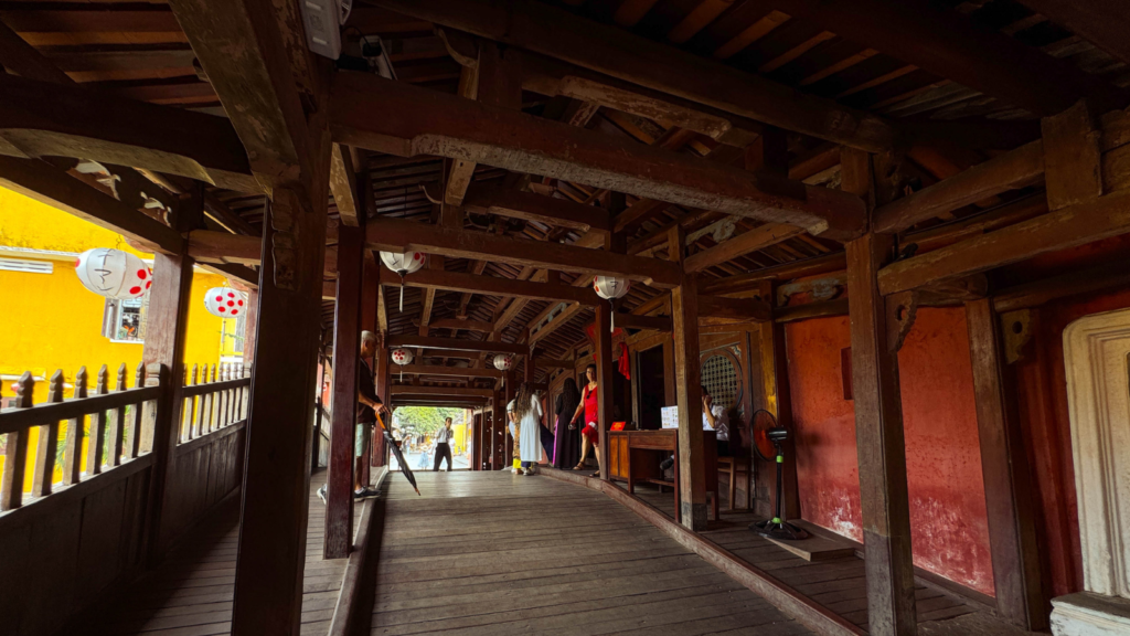 Japanese Covered Bridge in Hoi An after restoration