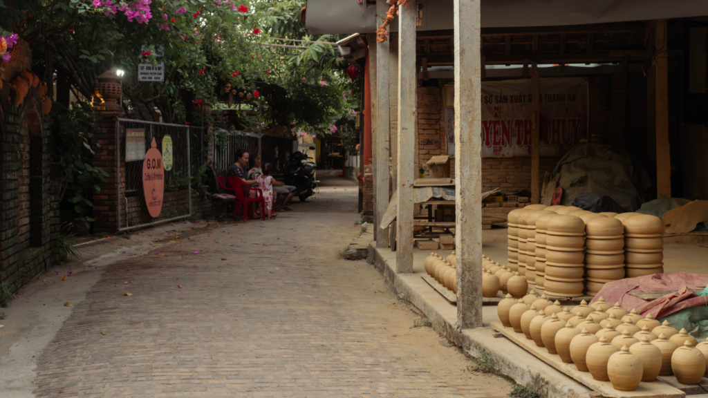 Road to Thanh Ha Pottery Village in Hoi An