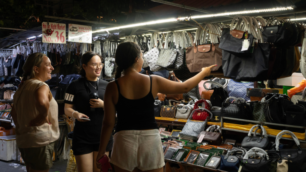 Shopping in Hoi An at night