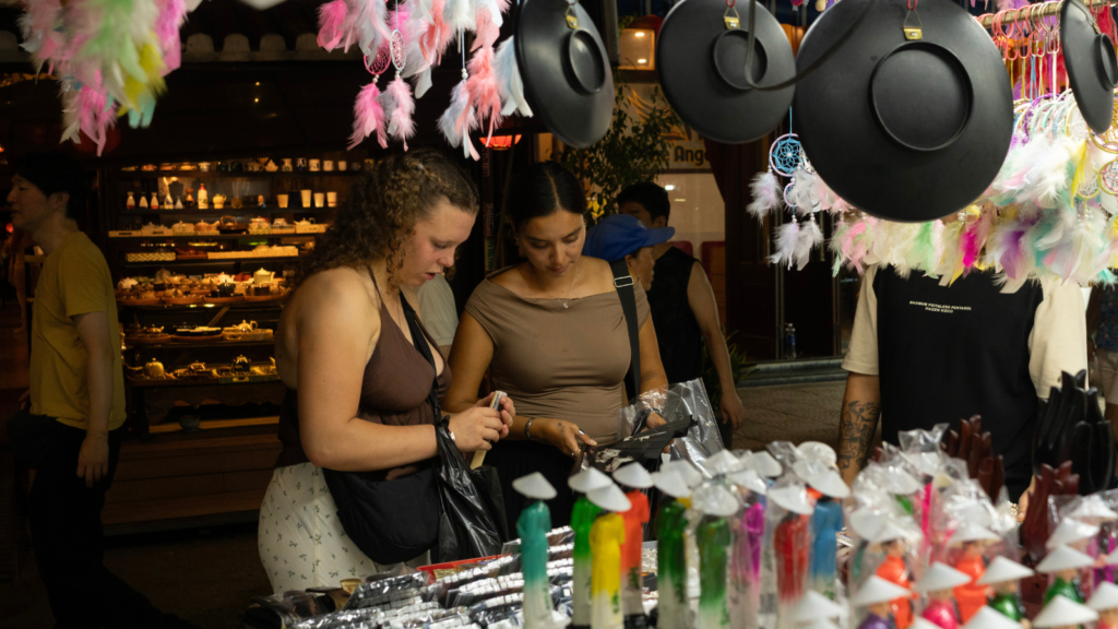 Shopping for souvenirs at Hoi An Night Market