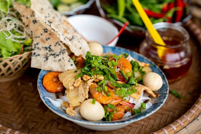 Dining detail at Allegro Hoi An