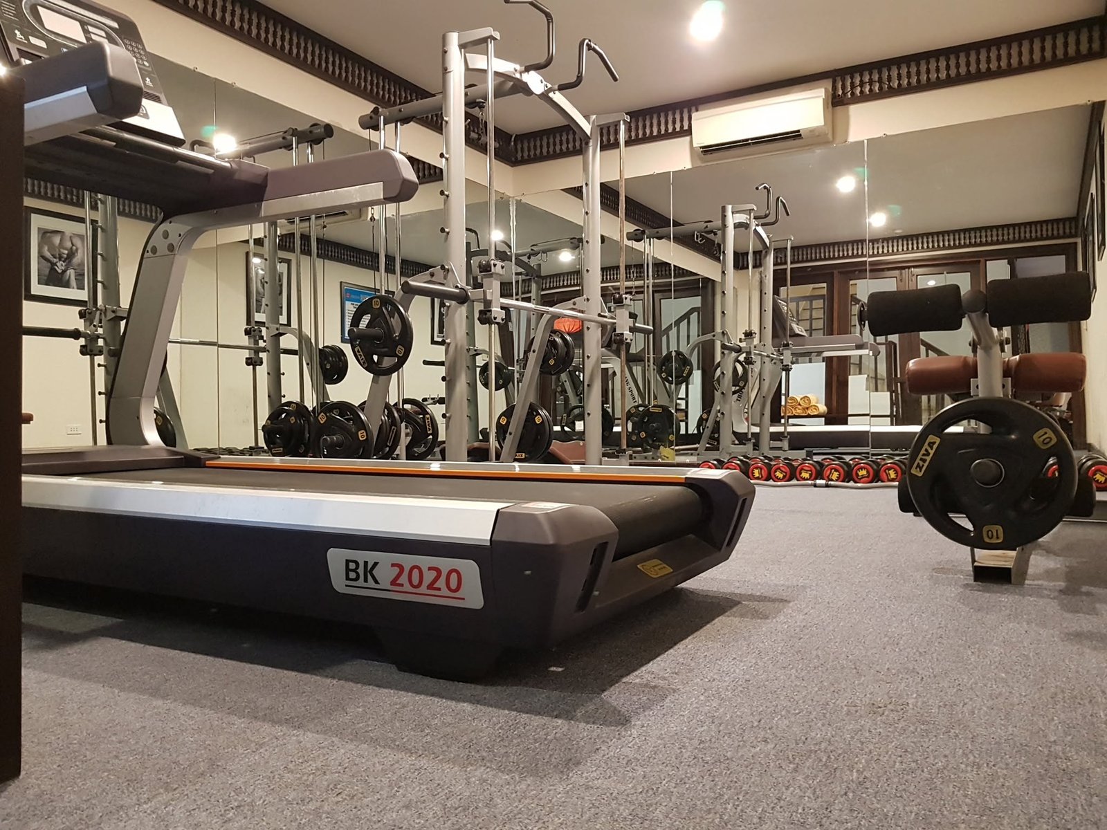Fitness centre with modern training equipment at Little Hoi An