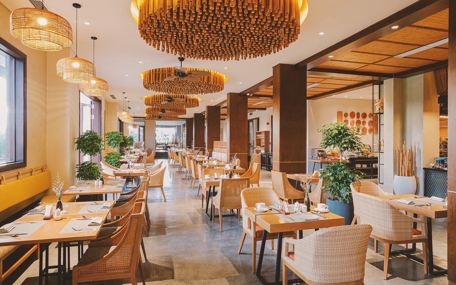 Paddy Field Restaurant interior at Little Oasis Hoi An