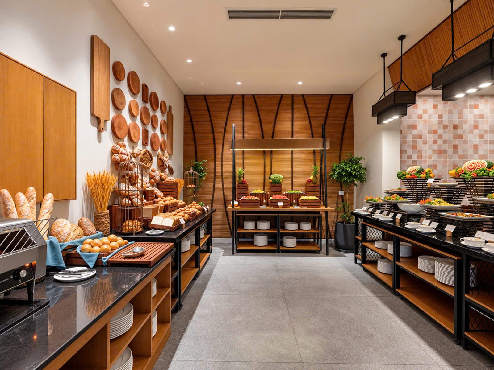 The Buffet Selection at Little Oasis Hoi An