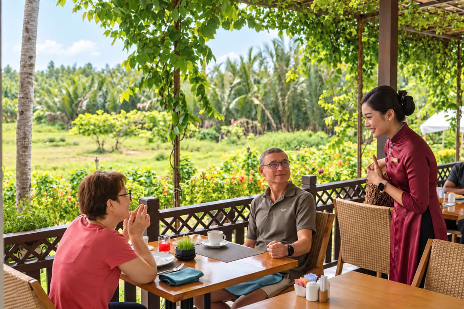 Thoughtful Terrace Service at Little Oasis Hoi An