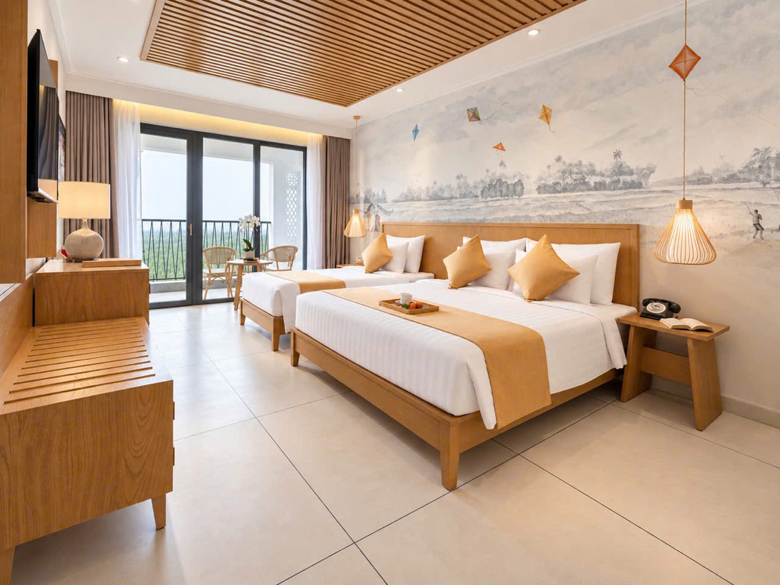 A Room with a Balcony at Little Oasis Hoi An