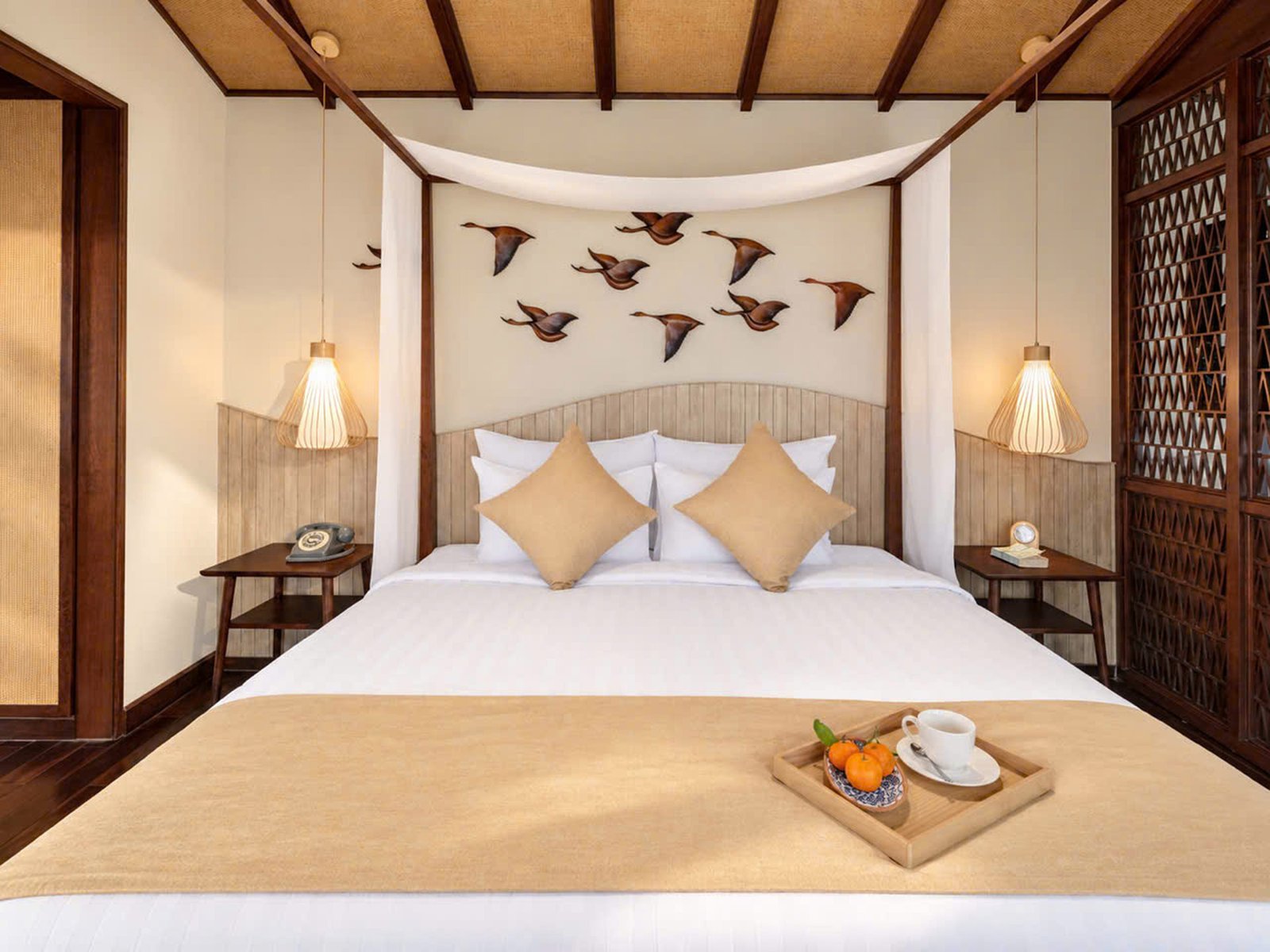 Rest Beneath the Timber Beams at Little Oasis Hoi An